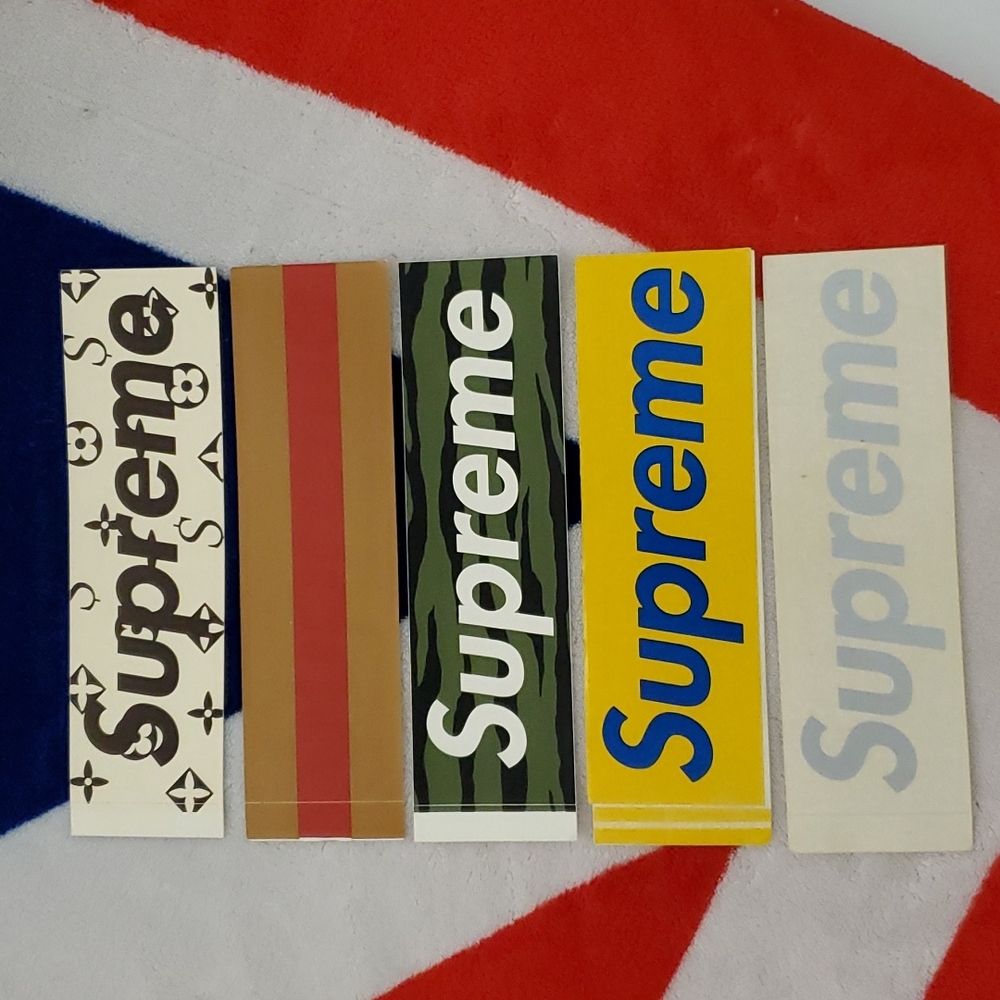 Supreme box logo stickers